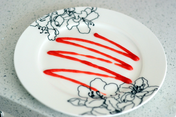 Plating 101: Fruit Coulis Drizzle