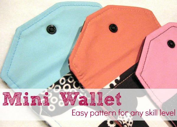 Mini Scrap Wallet Sewing Pattern