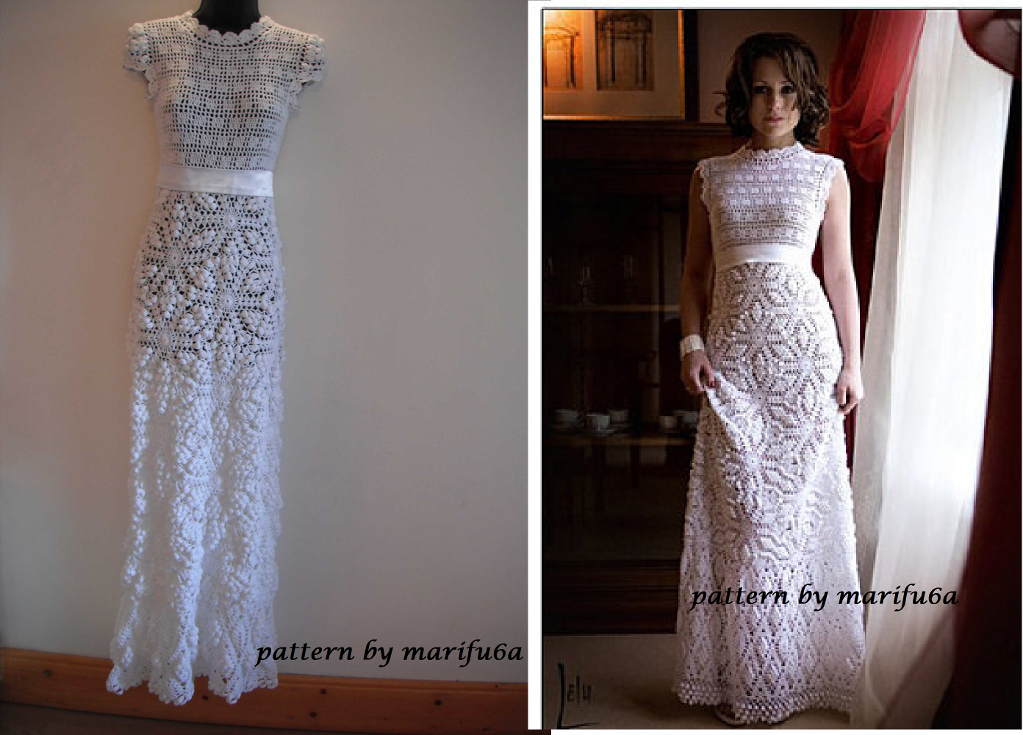 Crochet Wedding Dress Pattern