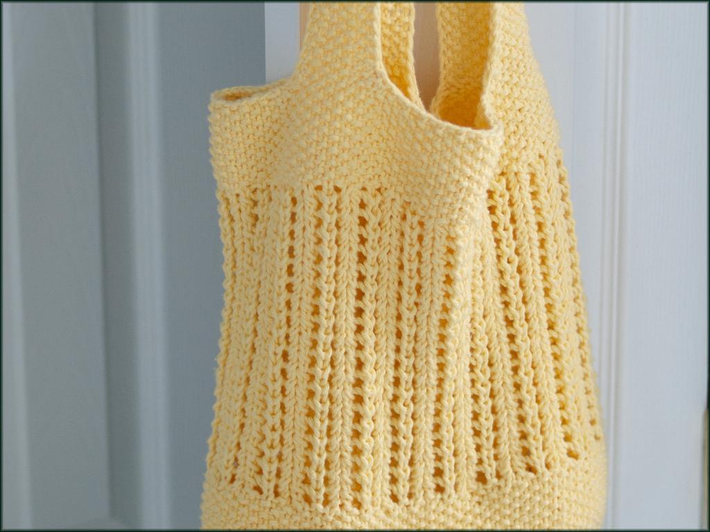 BYOB Market Bag FREE Knitting Pattern
