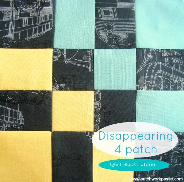 Disappearing Quilt Blocks Printable Card