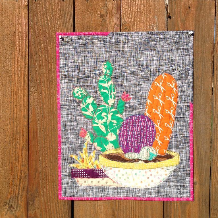 Succulent Garden Applique