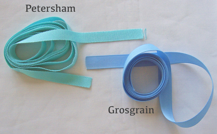 grosgrain and petersham ribbon