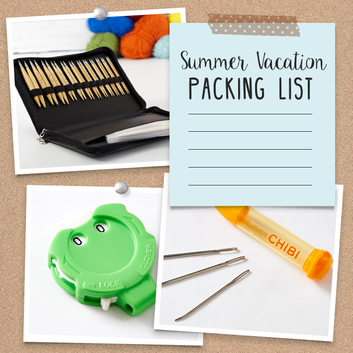 Knitting Vacation Packing List