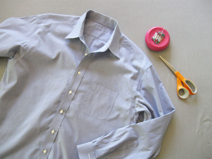 shirt plus sewing tools