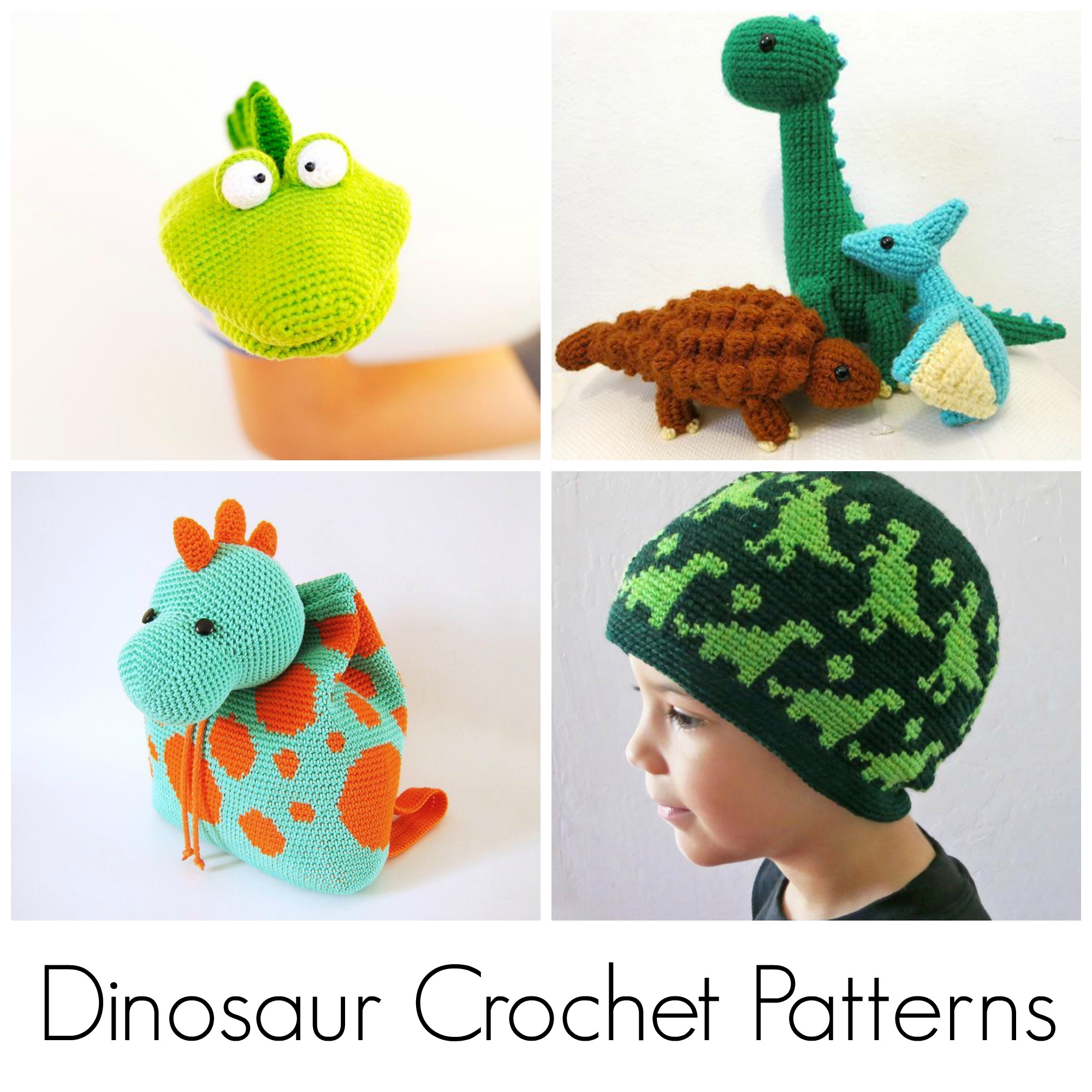 crochet dinosaur booties pattern