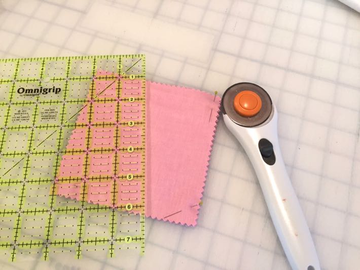 Stack and whack quilt block