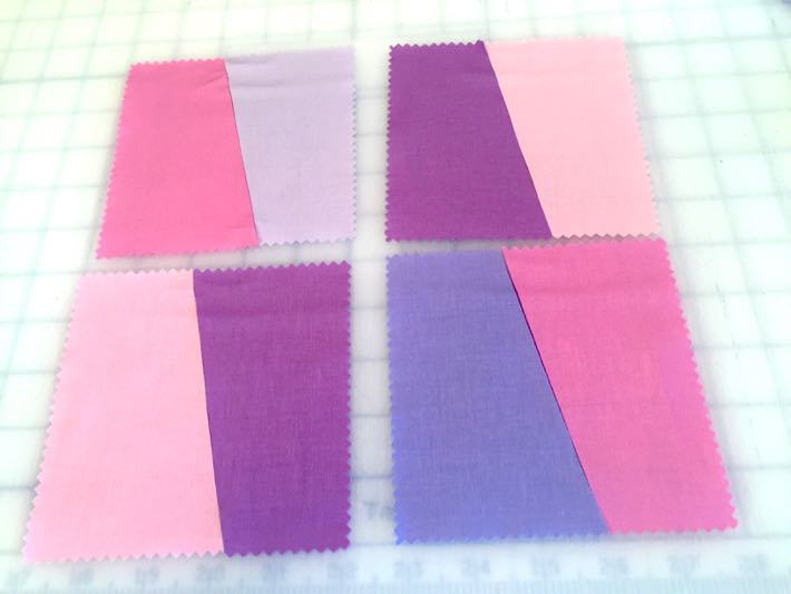 Stack and whack quilt block