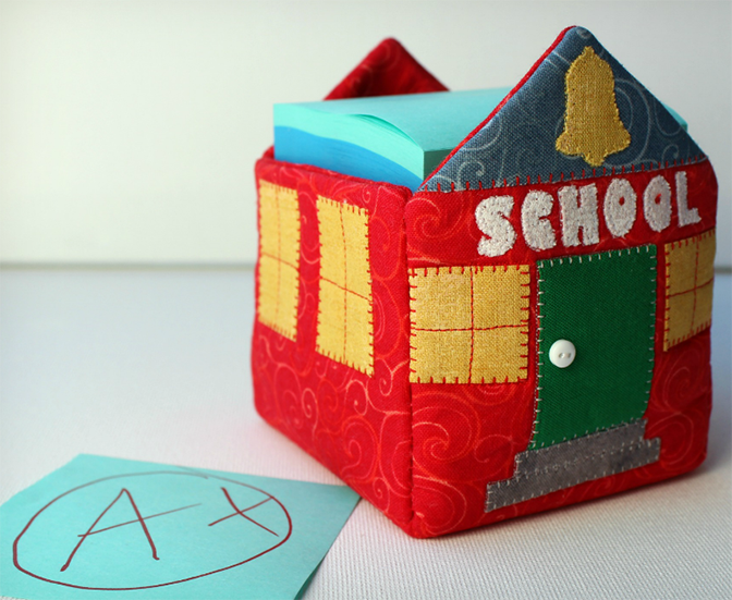 Schoolhouse Sticky Note Holder