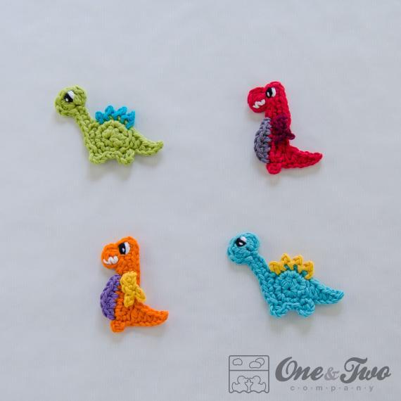 Dinos Applique Crochet Pattern