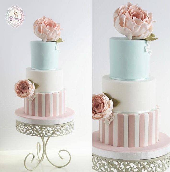 Pretty in pastel cake by Bluprint member Zahra Ali