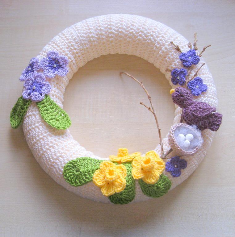 Crochet Spring Wreath