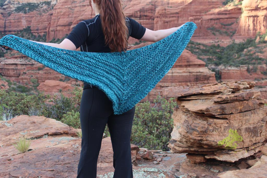 Reflecting Pool Knit Shawl Pattern