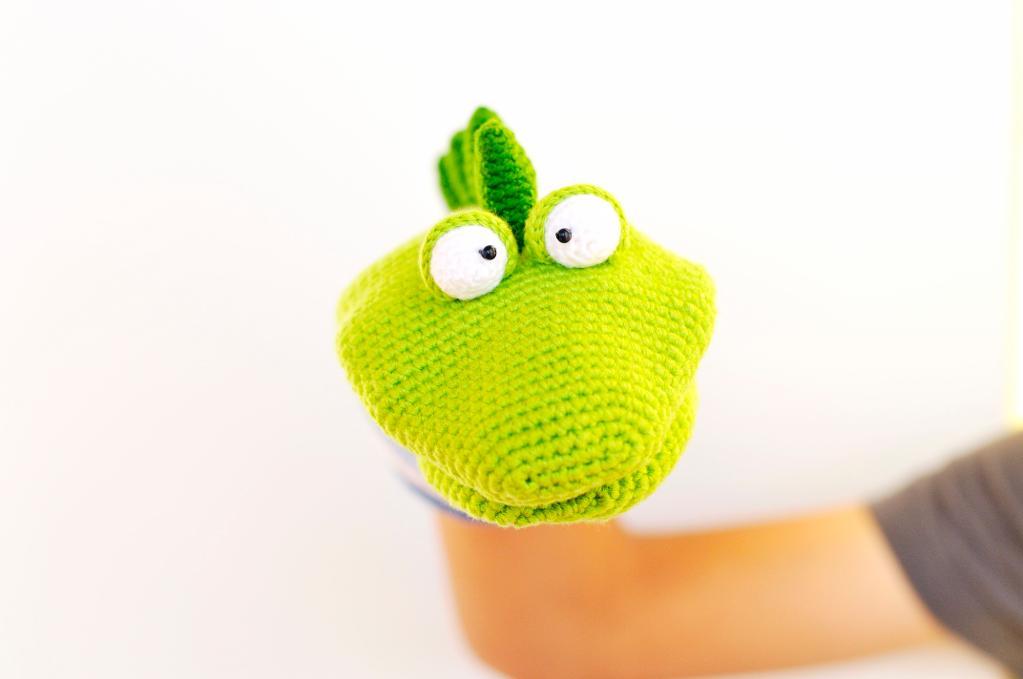 Dino the Hand Puppet Crochet Pattern