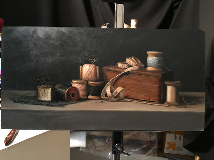 Varnished Painting