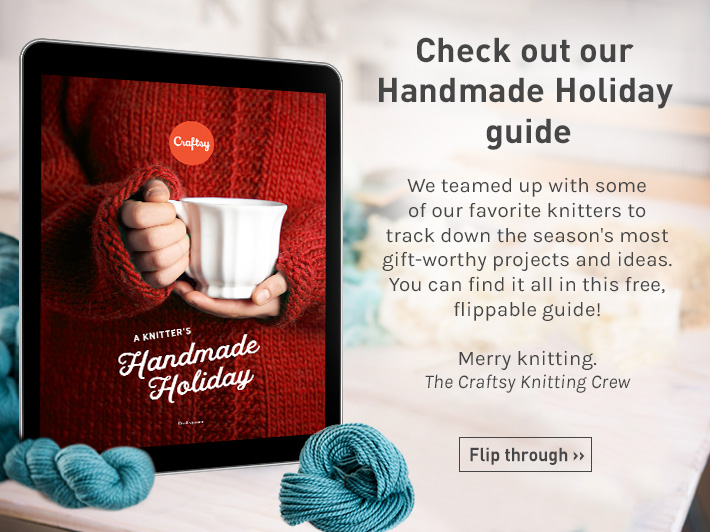 Check out a Knitter's Handmade Holiday on Bluprint