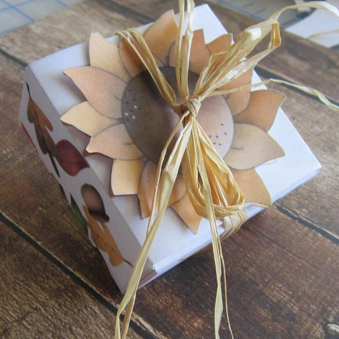 sunflower gift box