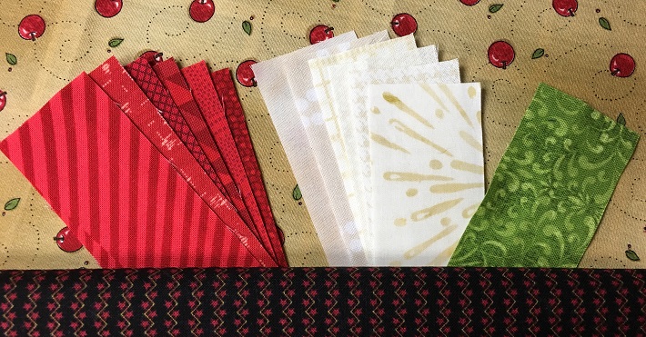 Sept Apple Mug Rug Supplies