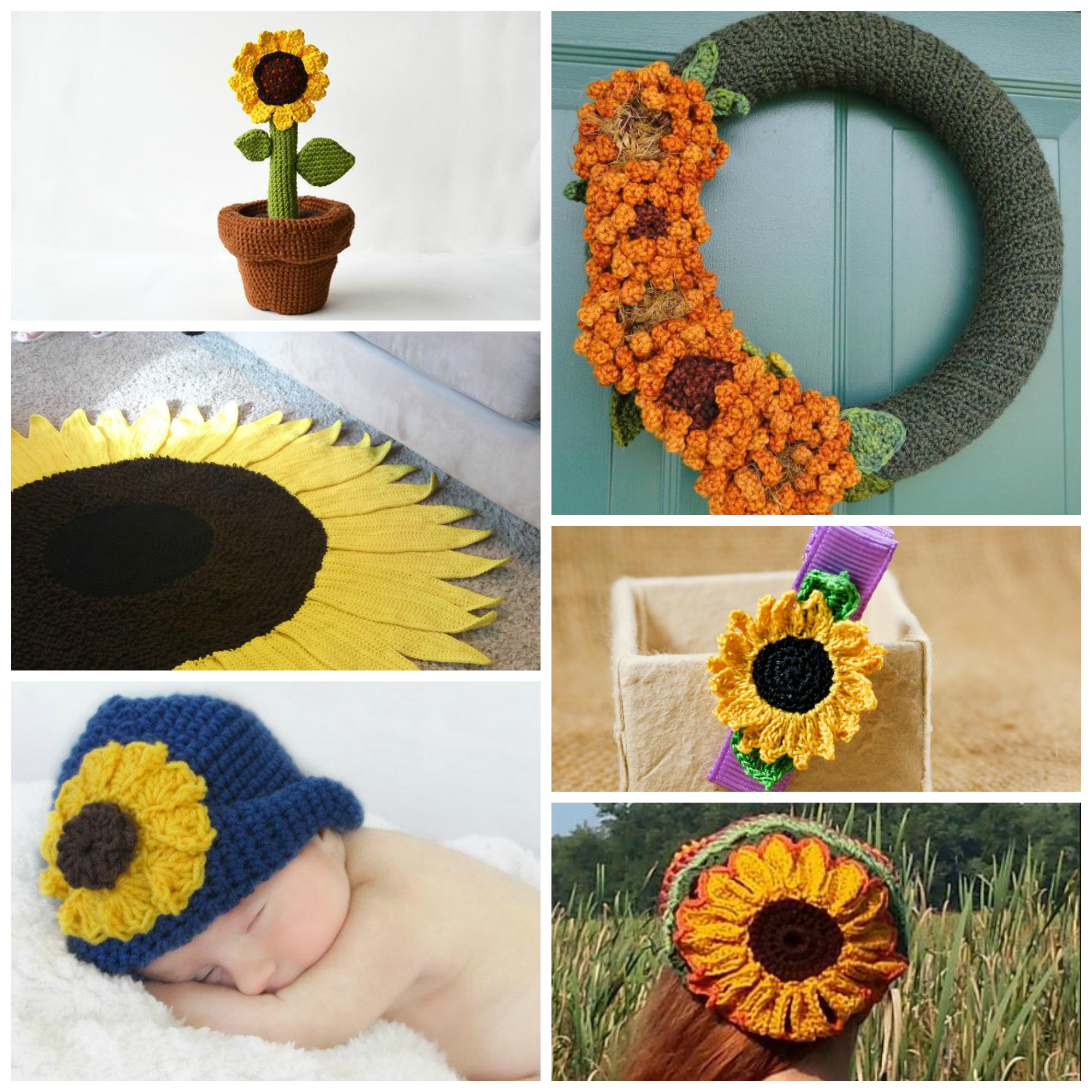 Crochet Sunflower Patterns