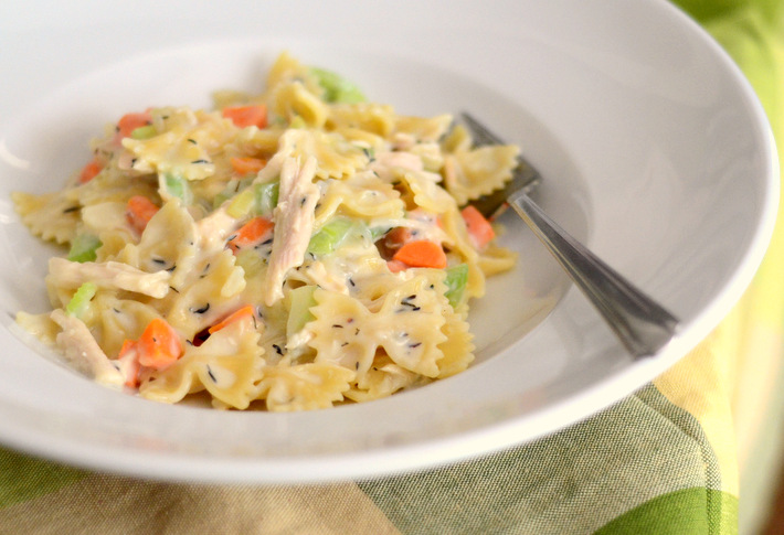 How to make Chicken Pot Pie Pasta