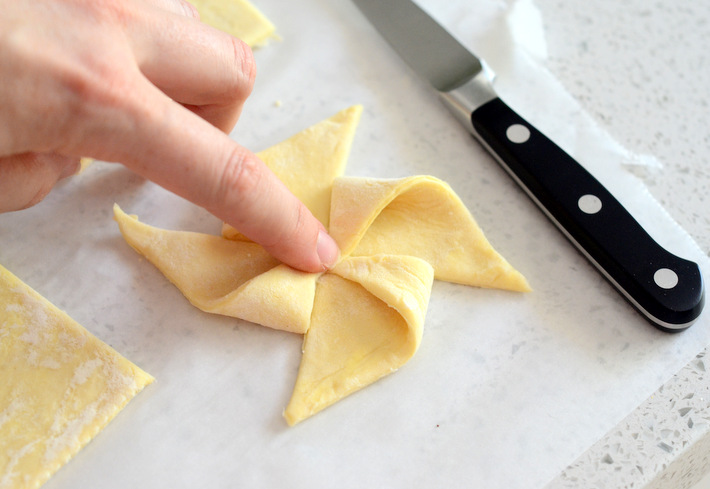 Danish Pastry Shapes: How to Make A Pinwheel