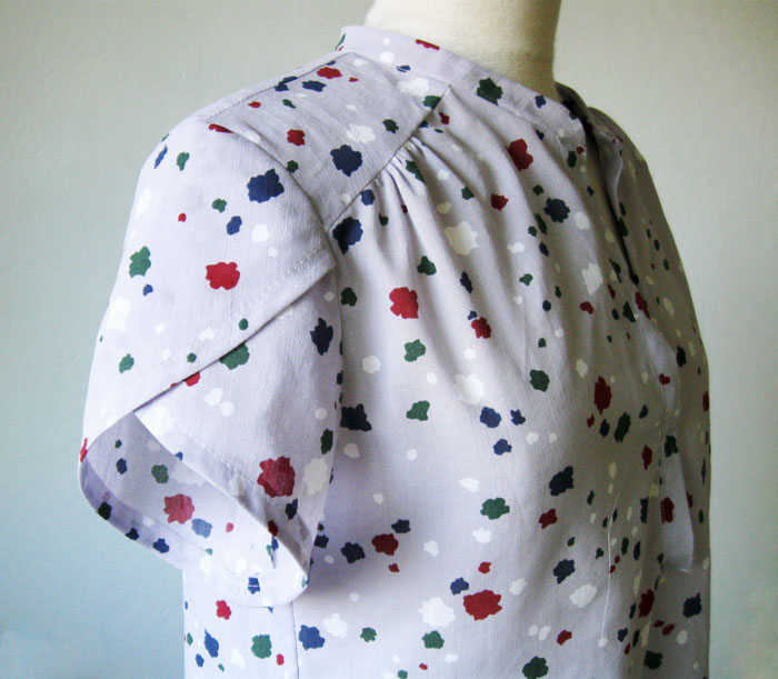 tulip sleeve example on blouse