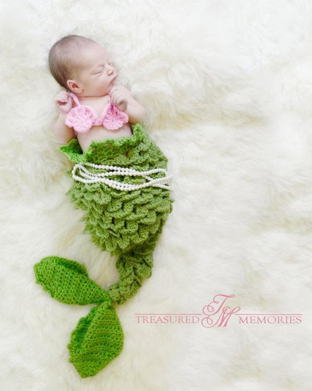 Textured Mermaid Tail Crochet Pattern