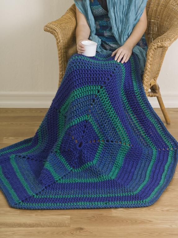 Mega-Motif Throw Crochet Pattern