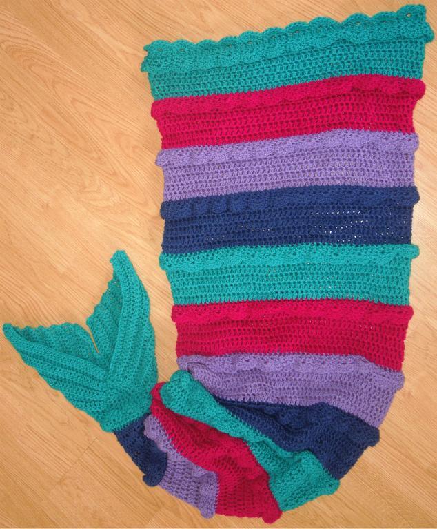 Mermaid Tail Blanket Crochet Pattern