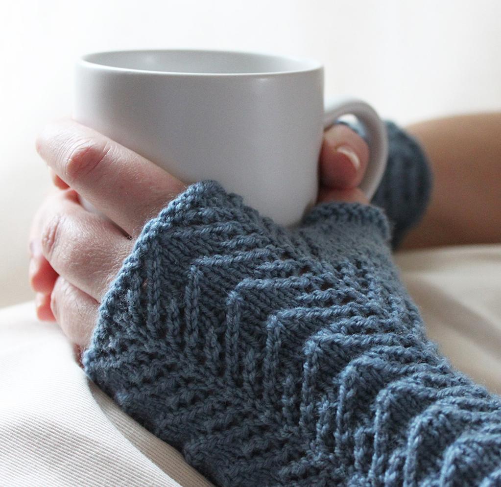 Twiglet Mitts Knitting Pattern