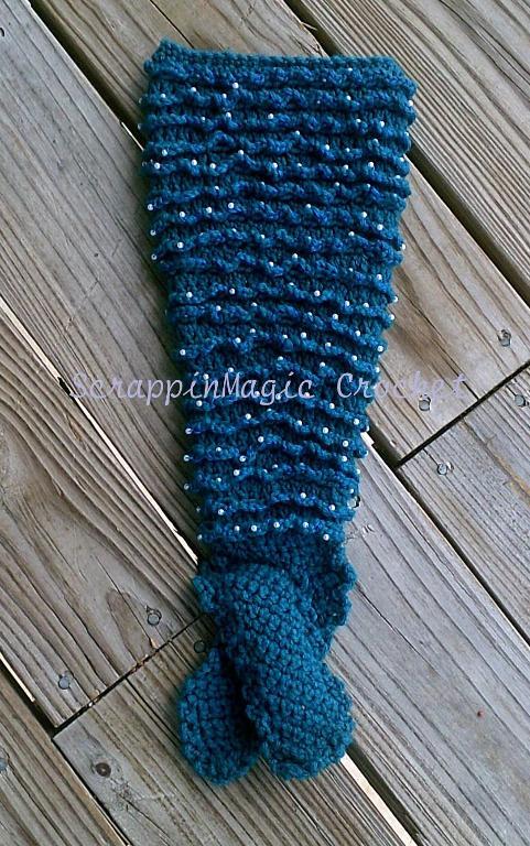 Beaded Beauty Mermaid Tail Crochet Pattern