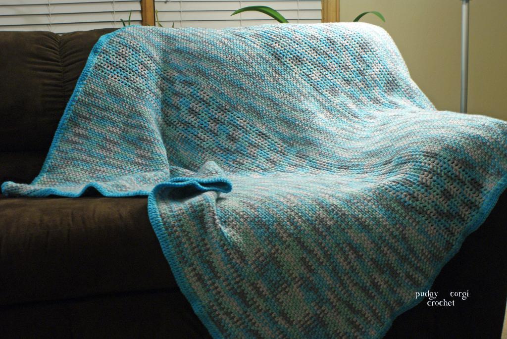 Frozen Tides Baby Blanket Crochet Pattern