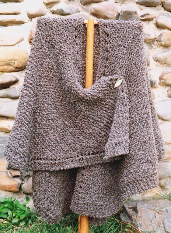 Knit Ruana Knitting Pattern