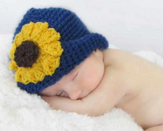 Sunflower Hat Crochet Pattern