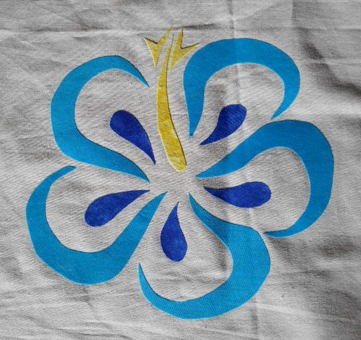 Hibiscus quilt pattern