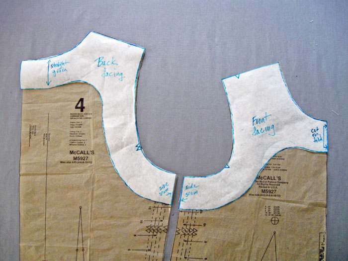 tracing new facings