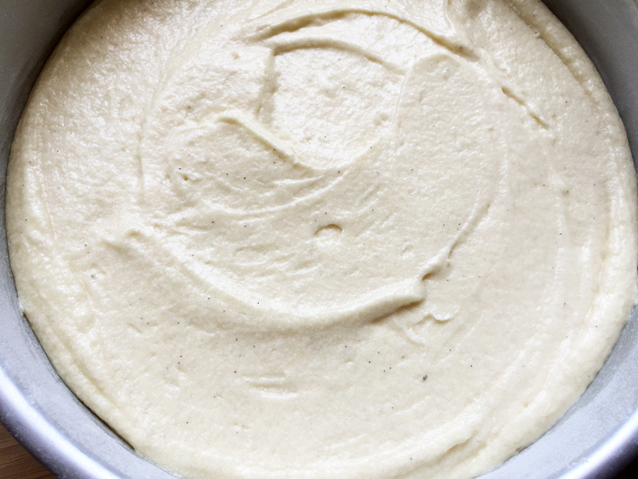 vanilla bean cake batter