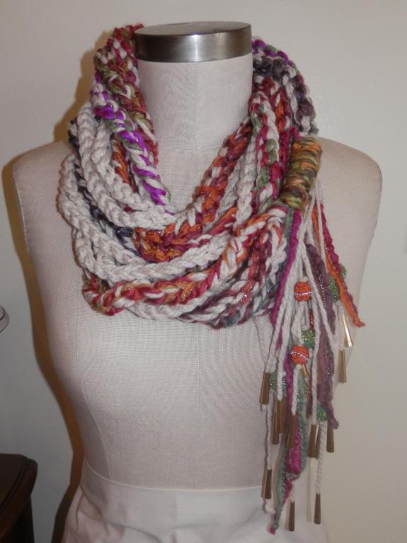 yarn chain scarf