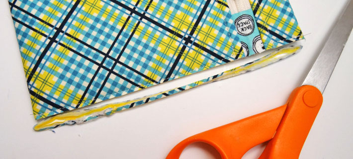 Trim Seam Allowance on Pencil Case