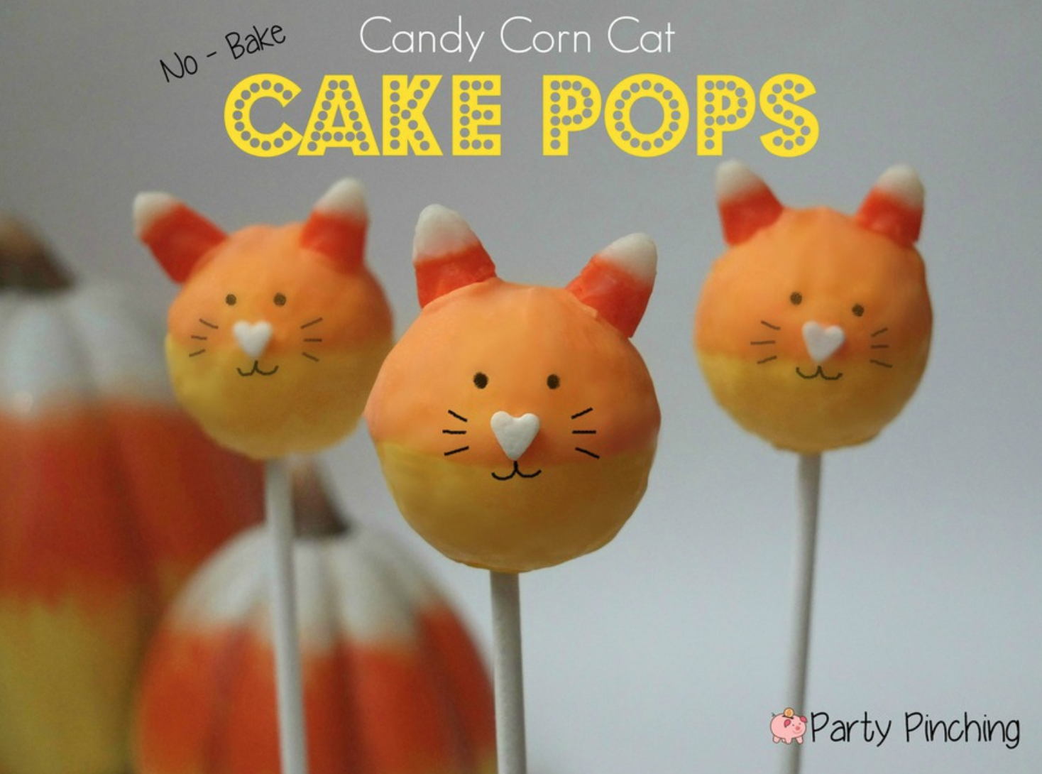 Halloween cat cake pops