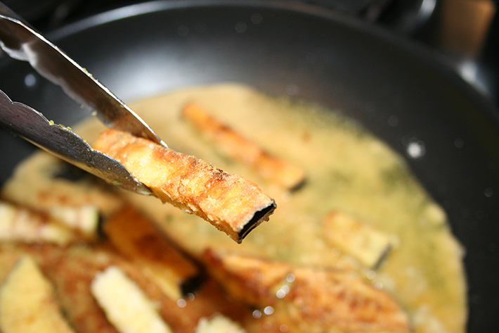 Quick Pan-Fried Eggplant Fries