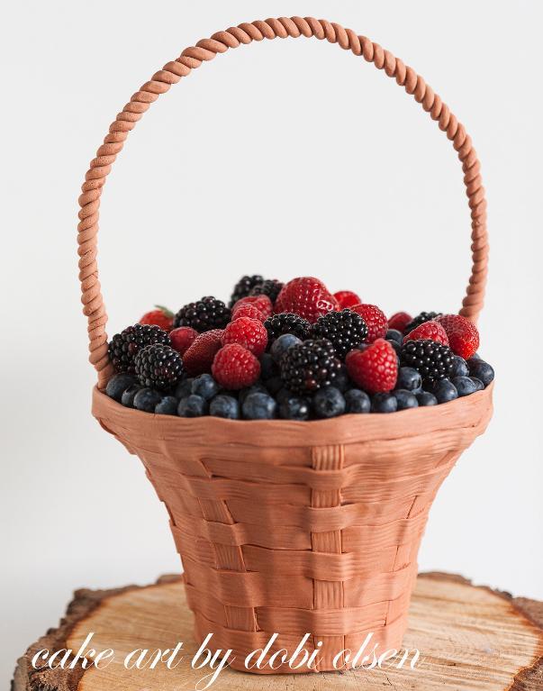 Fruit Basket Cake by DobiOlsen