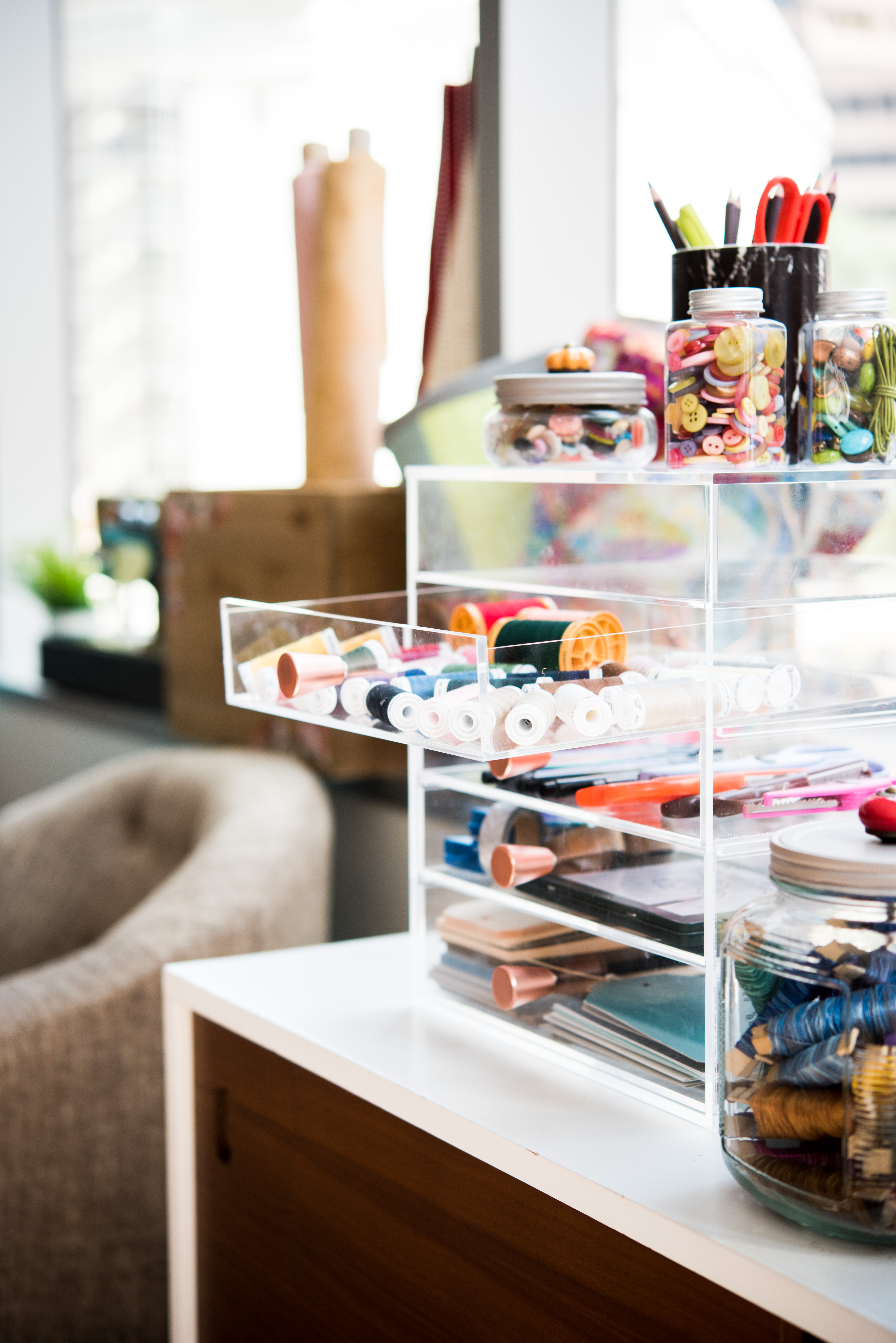 Inspiring Ways to Organize Quilting and Sewing Supplies