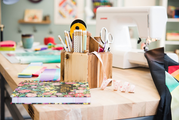 sewing room organization