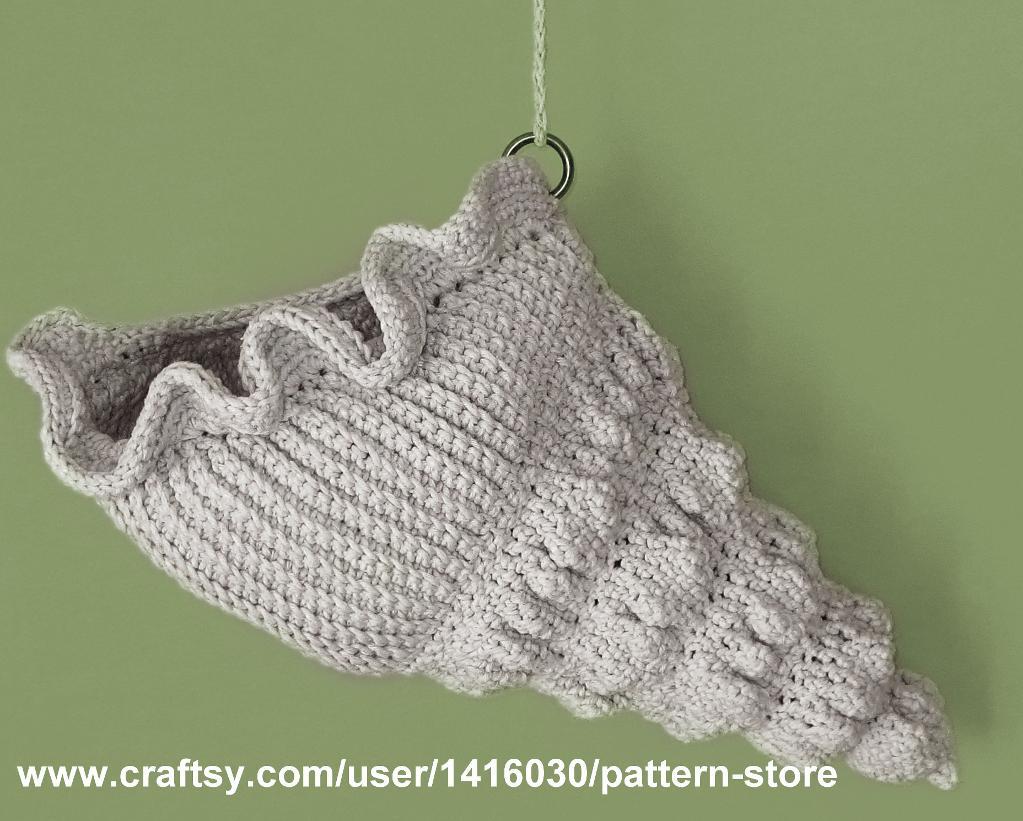 Seashell Crochet Basket