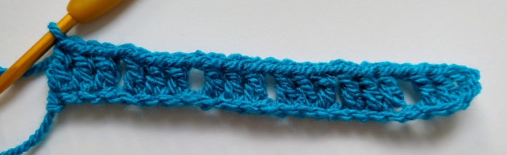 Starting Row for Larksfoot Stitch