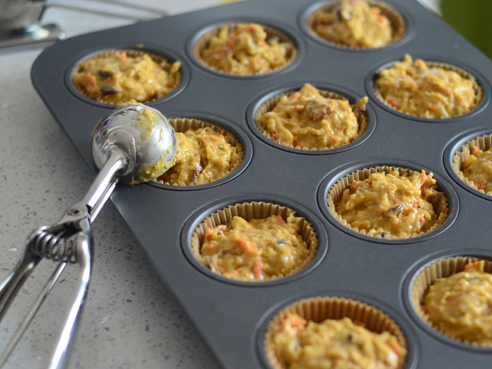 Fall Morning Muffin batter