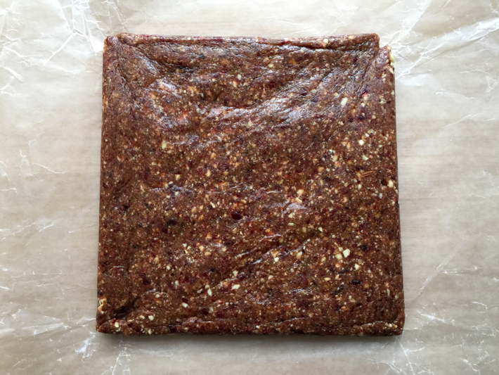 Slab of Homemade Fruit and Nut Bars