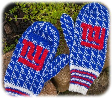 Team Spirit Mittens Knitting Pattern