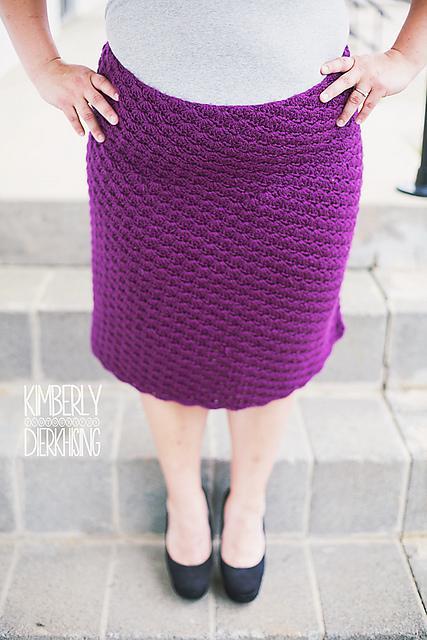 Plus Size Shell Skirt Crochet Pattern